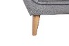 Mid-Century Modern Light Gray Sofa - Avery-4