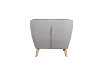 Mid-Century Modern Light Gray Chair - Avery-2