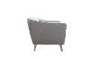 Mid-Century Modern Light Gray Chair - Avery-4