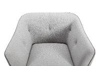 Mid Century Modern Light Gray Chair - Avery-5
