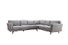 Mid-Century Modern Gray 2 Piece Sectional Sofa - Camden-2