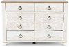 Whitewashed Classic Rustic Dresser - Millhaven