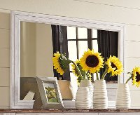 Classic Rustic Whitewashed Mirror - Millhaven