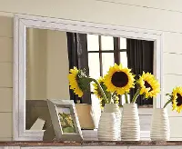 Millhaven Classic Rustic Whitewash Mirror