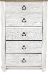 Millhaven Whitewash Chest of Drawers