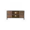 Rustic Brown Wooden 55 Inch TV Stand - Brixton-2