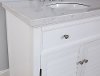 Artic White Vanity with Stone Marble Top - Truman-3