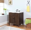 Oak Vanity with Stone Marble Top - Huntington