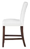 White Upholstered Counter Stools (Set of 2) - Berkley-2