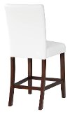 White Upholstered Counter Stools (Set of 2) - Berkley-3
