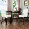 White Upholstered Counter Stools (Set of 2) - Berkley-4