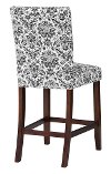 White/ Black Upholstered Counter Stools (Set of 2) - Berkley-3