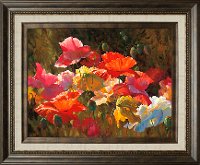 Poppies In Sunshine Framed Wall Art