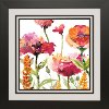 Blooms and Green Floral Framed Wall Art
