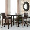 Chocolate Upholstered Bar Stools (Set of 2) - Berkley-4
