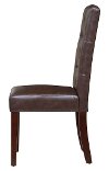 Chocolate Tufted Parsons Chairs (Set of 2) - Berkley-3