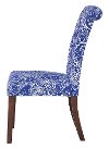 Blue/ White Tufted Parsons Chairs (Set of 2) - Berkley-3