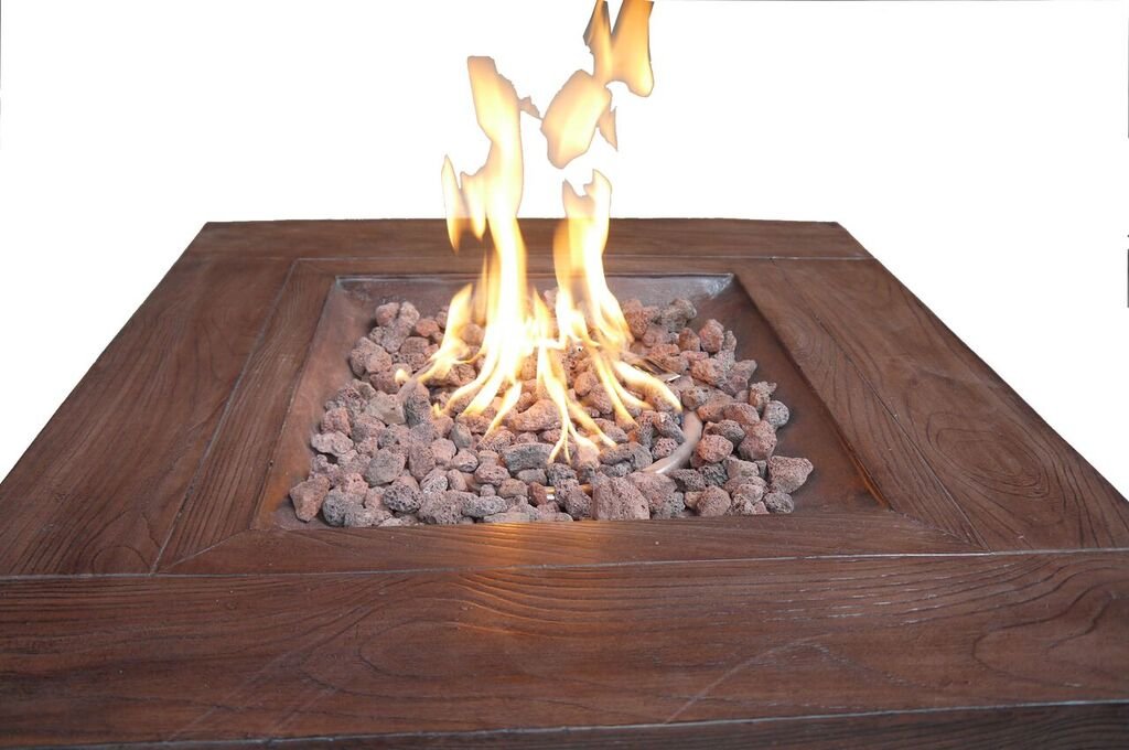 Brick Outdoor Square Gas Fire Pit - Nusa-5