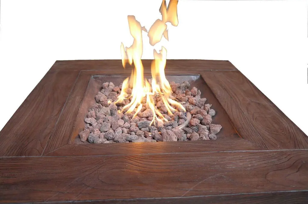 Brick Outdoor Square Gas Fire Pit - Nusa-5