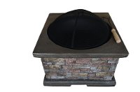 Etna Brick Square Wood Burning Fire Pit