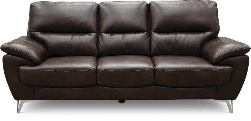 Contemporary Chocolate Brown Sofa Galactica Rc Willey Furniture Contemporary Chocolate Brown Sofa Galactica