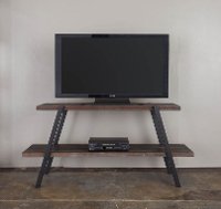 50 Inch Modern Industrial Gray Brown TV Stand - Brixton