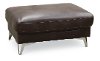 Contemporary Chocolate Brown Ottoman - Galactica