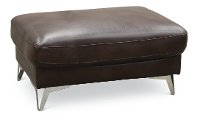 Contemporary Chocolate Brown Ottoman - Galactica