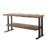 Rustic Brown Industrial 50 Inch TV Stand - Brixton-2