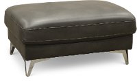 Contemporary Dark Gray Ottoman - Galactica