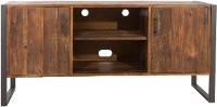 Modern Industrial Wood TV Stand (60 Inch) - Brixton-5