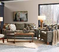 2PC/630/D144828/S/L Contemporary Forest Green 2 Piece Living Room Set - Hazel