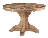 Magnolia Home Salvage Farmhouse Round Pedestal Table