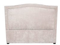 Classic Off-White Queen Upholstered Headboard - Sabella