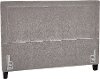 Metal Gray Upholstered Queen Headboard - Samantha