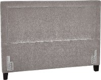 Metal Gray Upholstered Queen Headboard - Samantha
