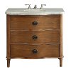 Natural Vanity Base with Stone Top Sink - Georgia-2