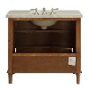 Natural Vanity Base with Stone Top Sink - Georgia-4