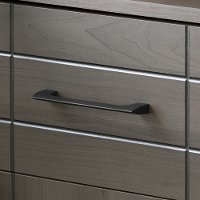 11029 Gray Bar Cabinet with Bottle and Glass Storage - Vietti-2