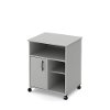 10705 Soft Gray Microwave Cart - Axess