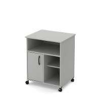 10705 Soft Gray Microwave Cart - Axess