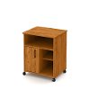 10706 Country Pine Microwave Cart - Axess