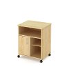 10708 Natural Maple Microwave Cart - Axess