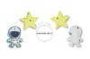 100089 Cosmic Throw Pillows, 2- Pack - Dreamit -5