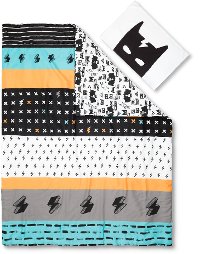 100097 Superheroes Reversible Twin Comforter and Pillowcase - Dreamit