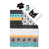 100189 Superheroes Twin Comforter Set & Throw Pillows - Dreamit