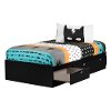 100187 Twin Mates Bed with Superheroes Comforter and Pillowcase - Spark -2