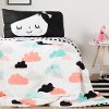 100084 Clearance Night Garden Reversible Twin Comforter and Pillowcase - Dreamit