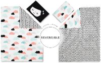 100084 Night Garden Reversible Twin Comforter and Pillowcase - Dreamit -4