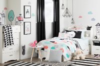 100084 Night Garden Reversible Twin Comforter and Pillowcase - Dreamit -5